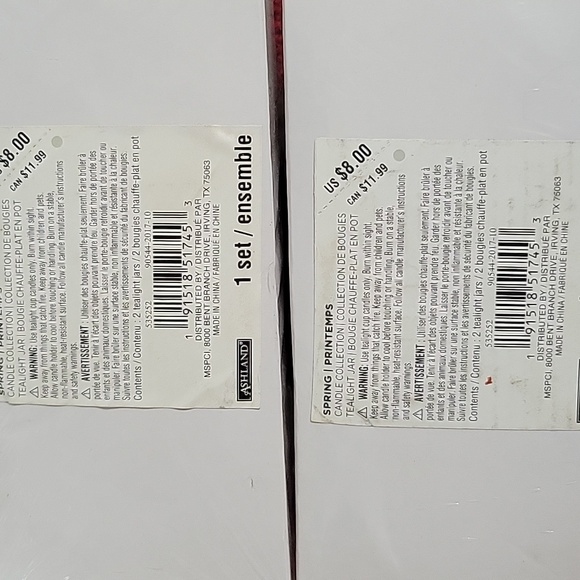 Ashland Candle Collection Tea Light Glass Lantern W/ Metal Handle - Picture 5 of 8